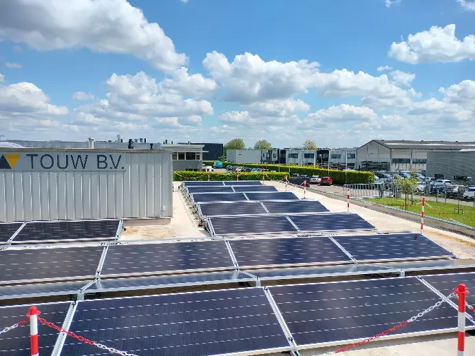 Zakelijke zonnepanelen installatie