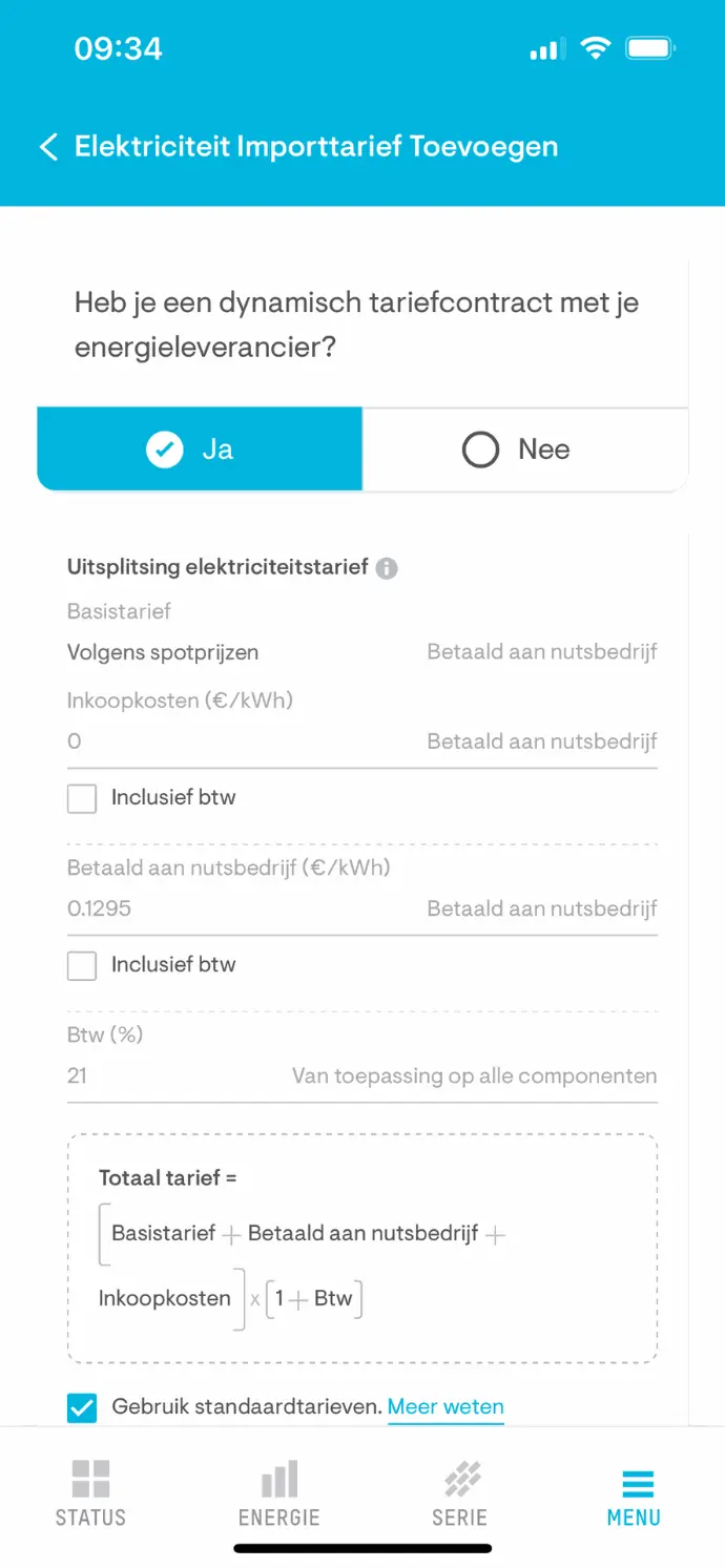 Dynamisch energiecontract voor je zonnepanelen